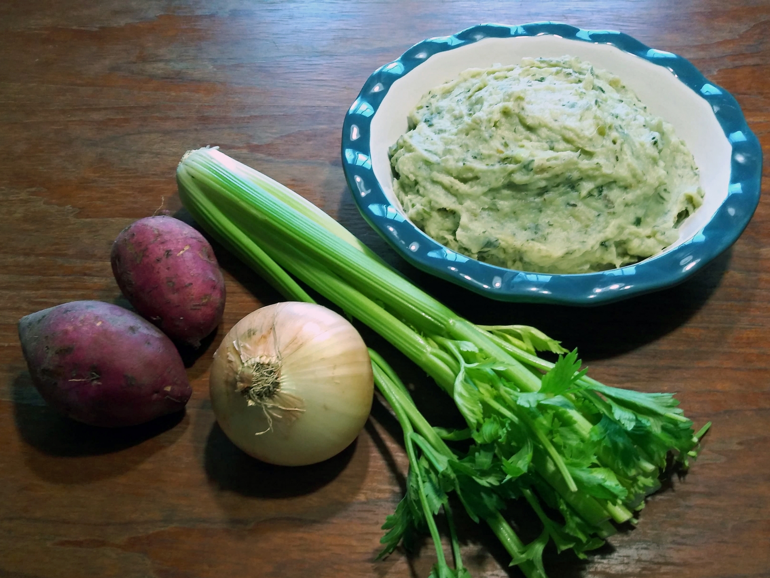 Savory Sweet Potato & Celery Mash • AIP Recipe Collection