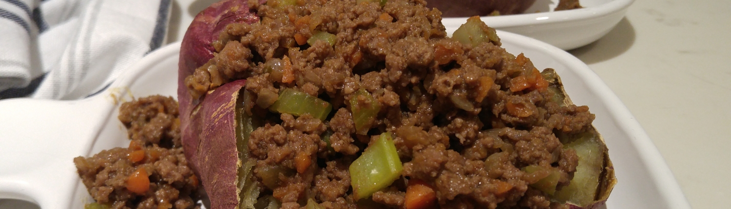 AIP Sloppy Joes - Sloppy Topped Sweet Potoates - KC Natural AIPRecipecollection.com