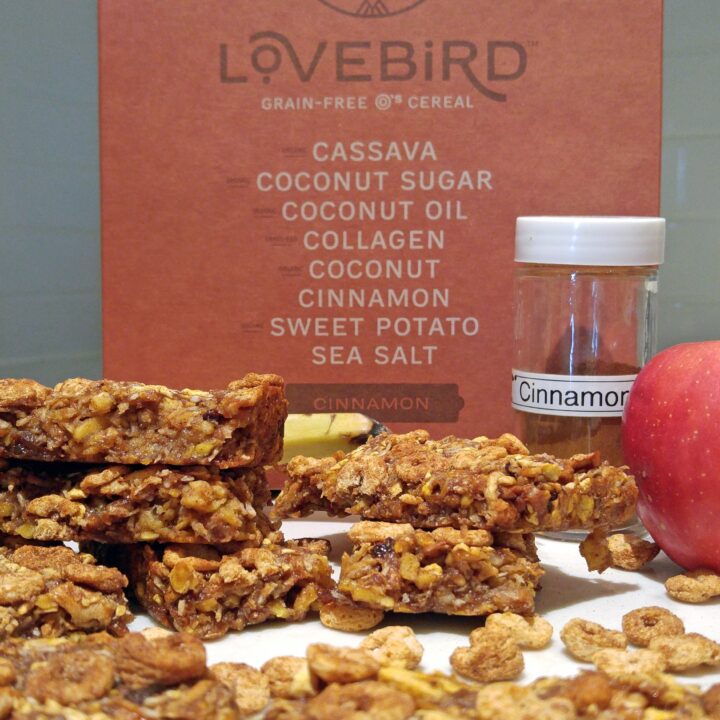 Chewy Apple Pie Lovebird Cereal Bars aiprecipecollection.com