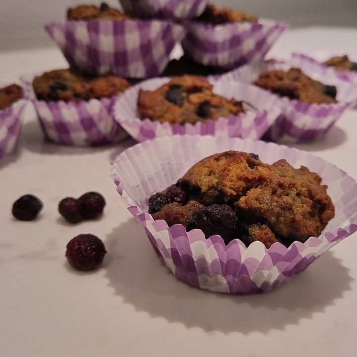 AIP Blueberry TigerNut Muffins with Hidden Liver