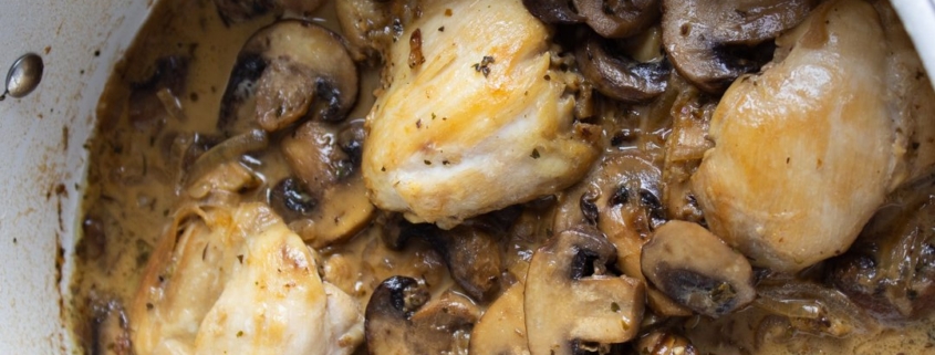 aiprecipecollection.com / AIP Recipes Dairy-Free Chicken & Mushroom Skillet