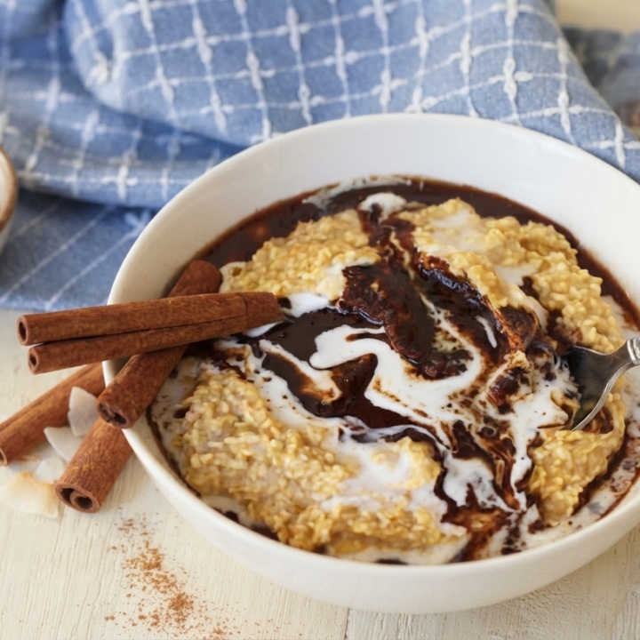 Pumpkin Cinnamon Roll N’Oatmeal aiprecipecollection.com